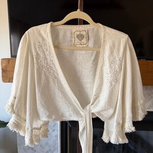 J&L Boho Dolly Wrap Top